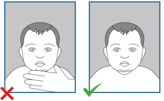 Van links naar rechts: 1. zichtbare ondersteuning, 2. goede pasfoto
